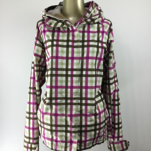 roxy plaid ski jacket